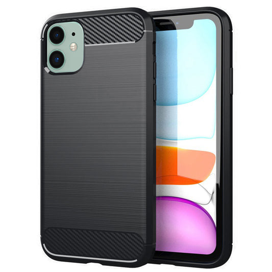 Futrola za Apple iPhone 11, Techsuit, Karbon, Crna