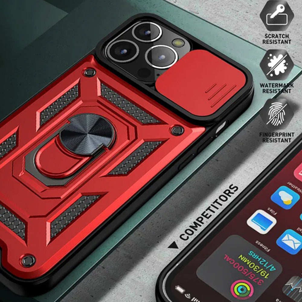 Futrola za Apple iPhone 12 / 12 Pro, Techsuit, CamShield, Crna