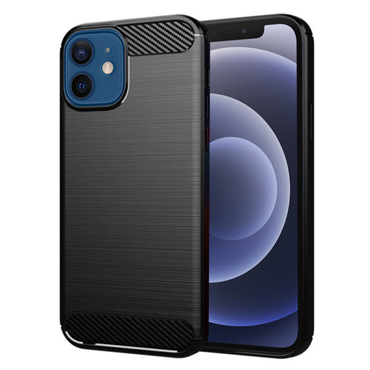 Futrola za Apple iPhone 12 / 12 Pro, Techsuit, Karbon, Crna