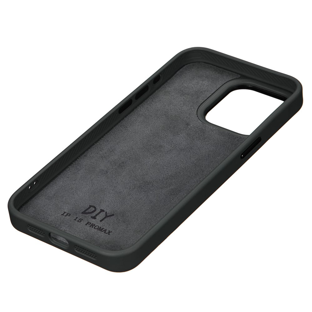 Futrola za Apple iPhone 15 Pro Max, OEM, Prilagođeni E-Ink ekran, Crna