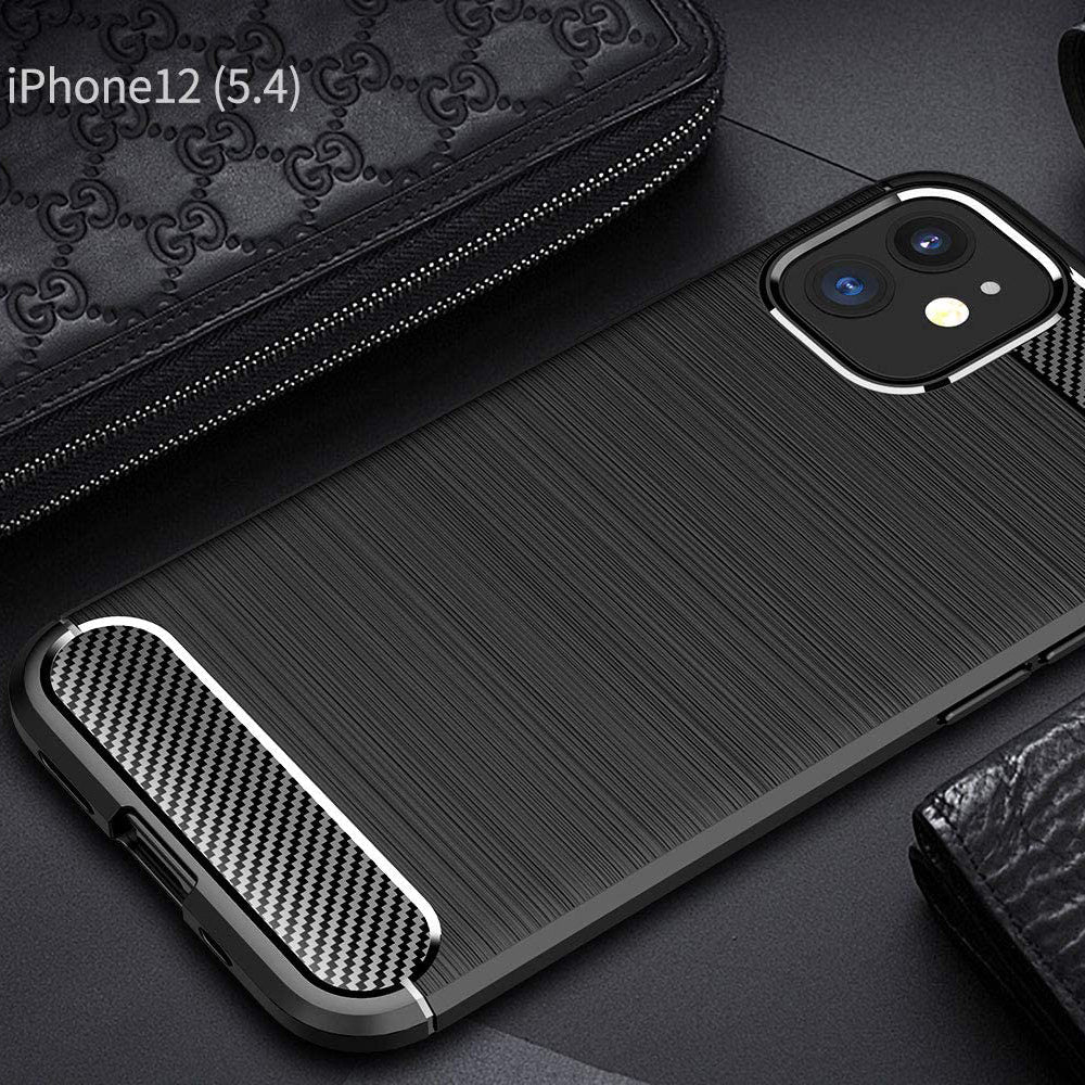 Futrola za Apple iPhone 12 mini, Techsuit, Karbon, Crna