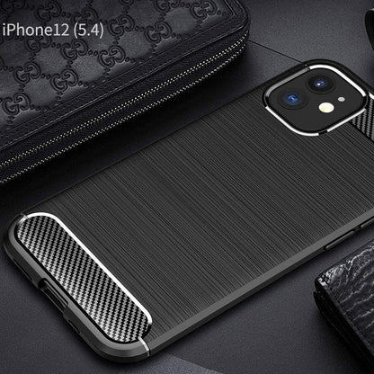 Futrola za Apple iPhone 12 mini, Techsuit, Karbon, Crna