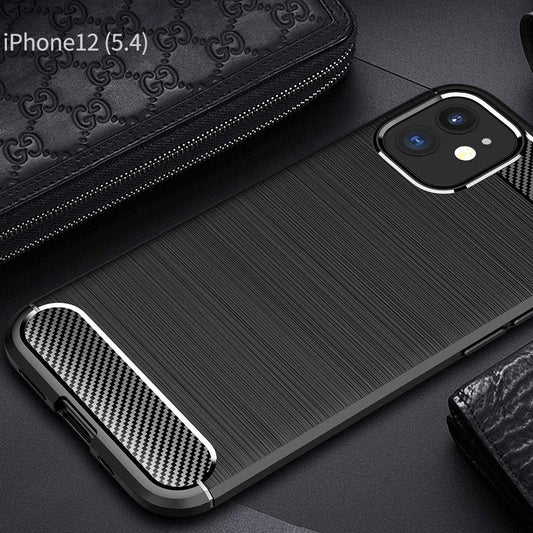 Futrola za Apple iPhone 12 mini, Techsuit, Karbon, Crna