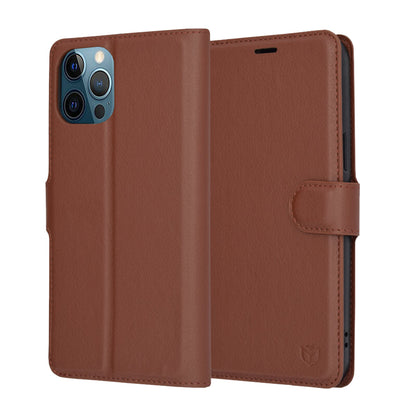 Futrola za Apple iPhone 12 Pro Max, Techsuit, Leather Folio, Braon