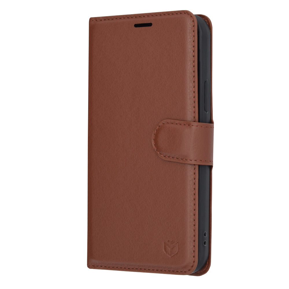 Futrola za Apple iPhone 12 Pro, Techsuit, Leather Folio, Braon