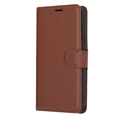 Futrola za Apple iPhone 12 Pro, Techsuit, Leather Folio, Braon