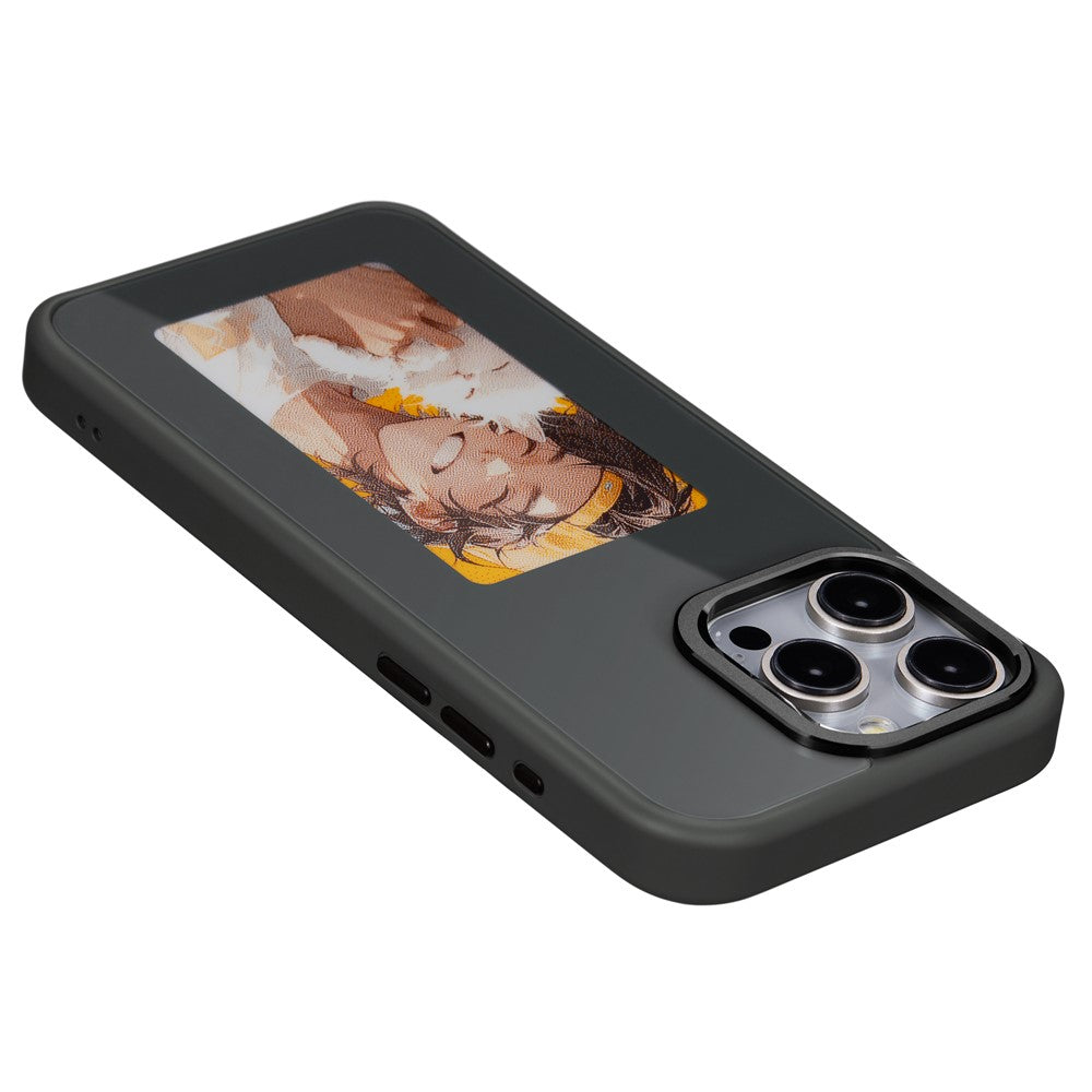 Futrola za Apple iPhone 14 Pro Max, OEM, Prilagođeni E-Ink ekran, Crna