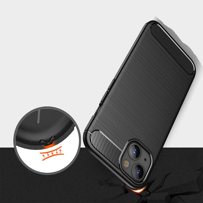 Futrola za Apple iPhone 13 mini, Techsuit, Karbon, Crna