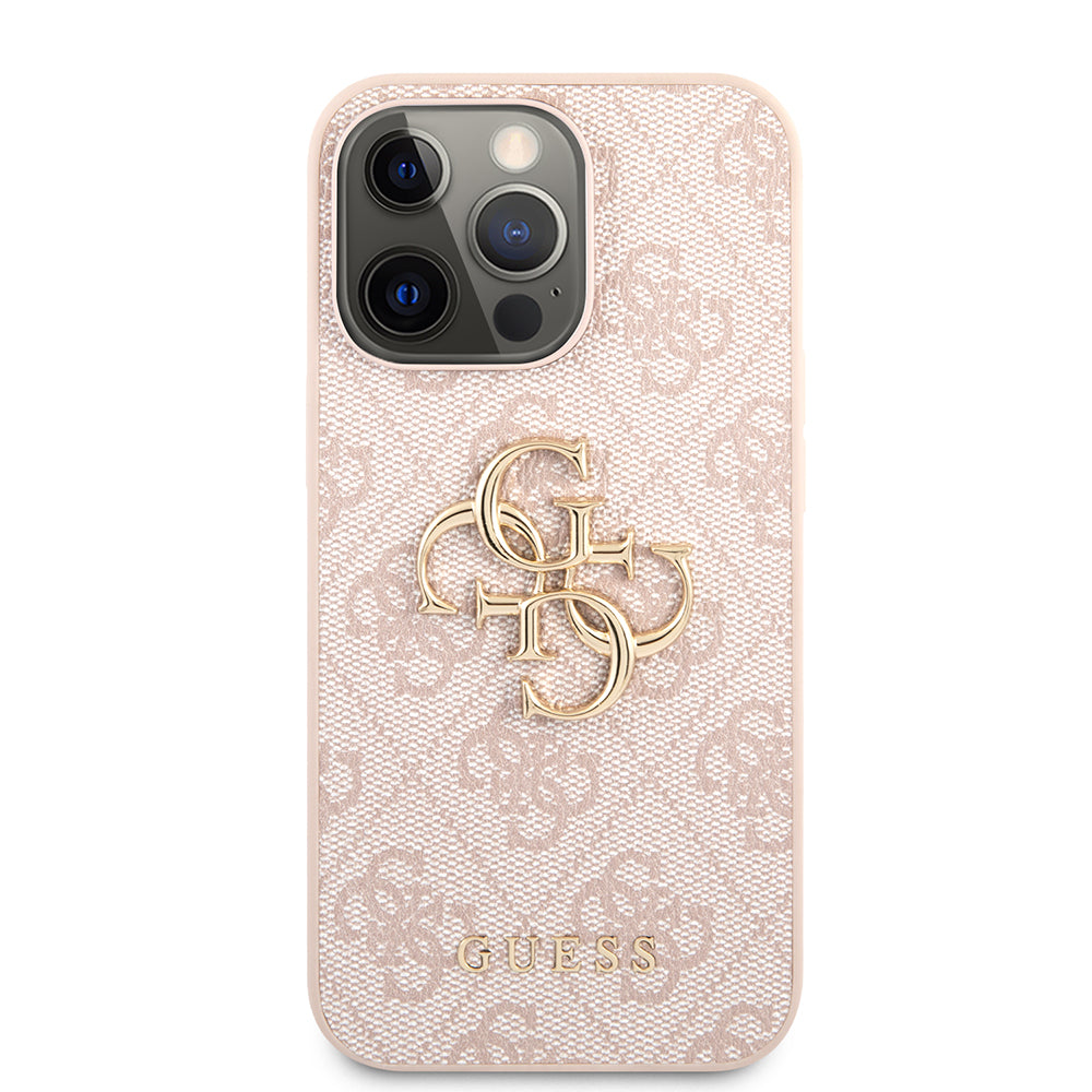 Futrola za Apple iPhone 13 Pro, Guess, 4G Metal Logo, Roze