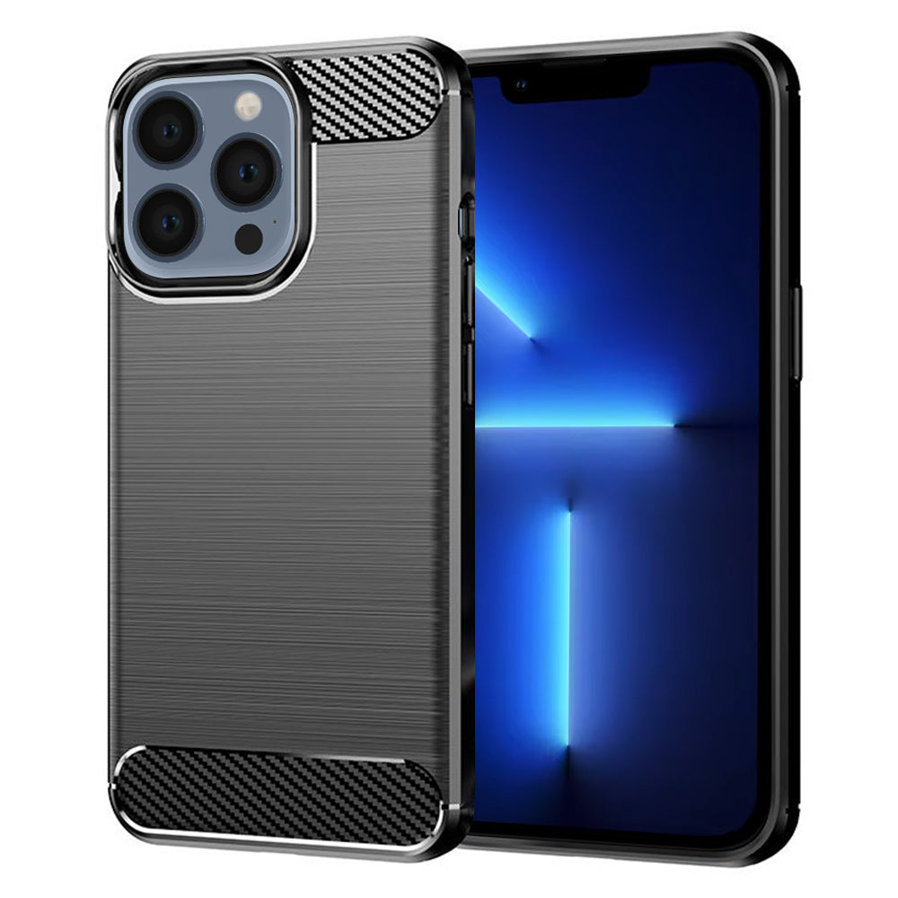 Futrola za Apple iPhone 13 Pro Max, Techsuit, Karbon, Crna
