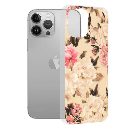 Futrola za Apple iPhone 13 Pro Max, Techsuit, Marble, Bež