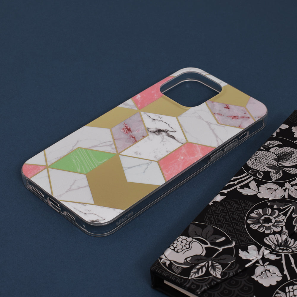 Futrola za Apple iPhone 13 Pro Max, Techsuit, Marble, Ljubičasta