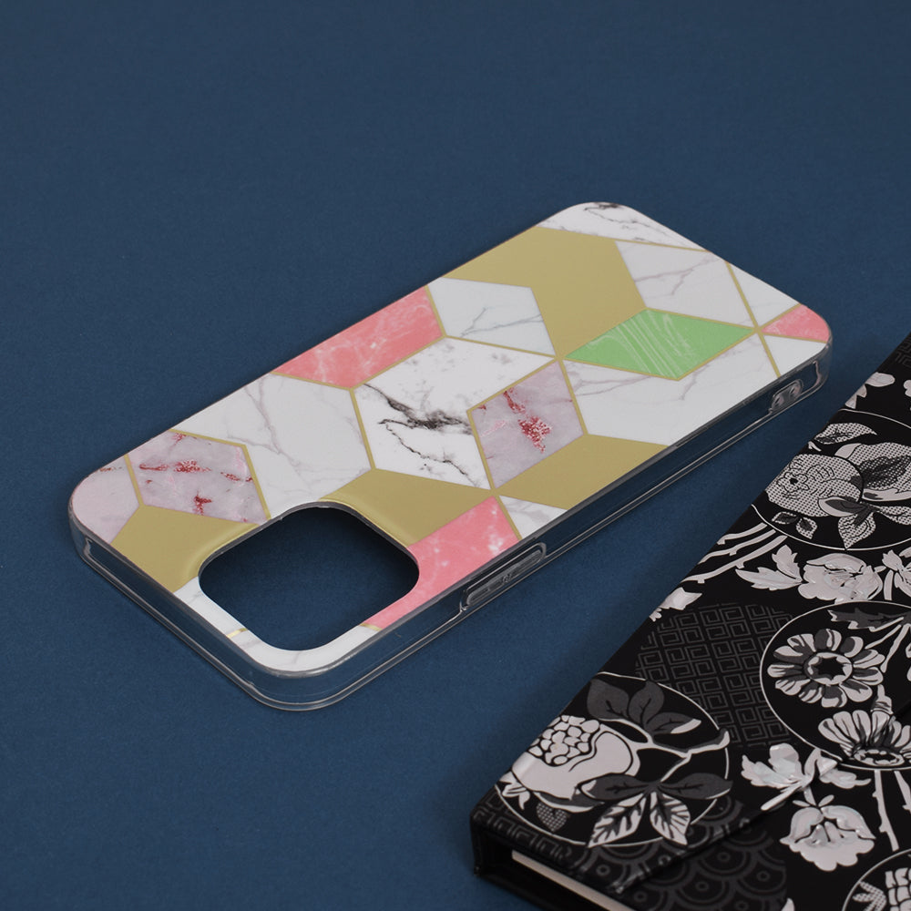 Futrola za Apple iPhone 13 Pro Max, Techsuit, Marble, Ljubičasta