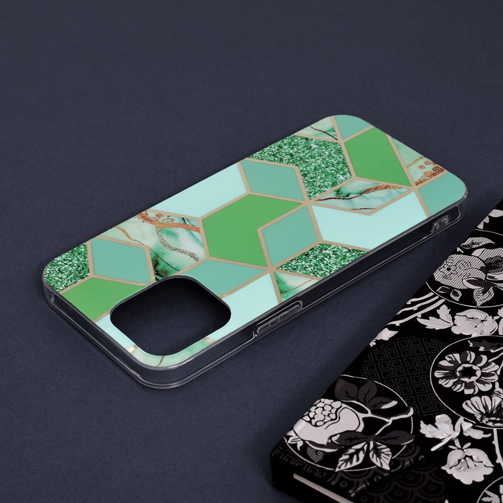 Futrola za Apple iPhone 13 Pro Max, Techsuit, Marble, Zelena