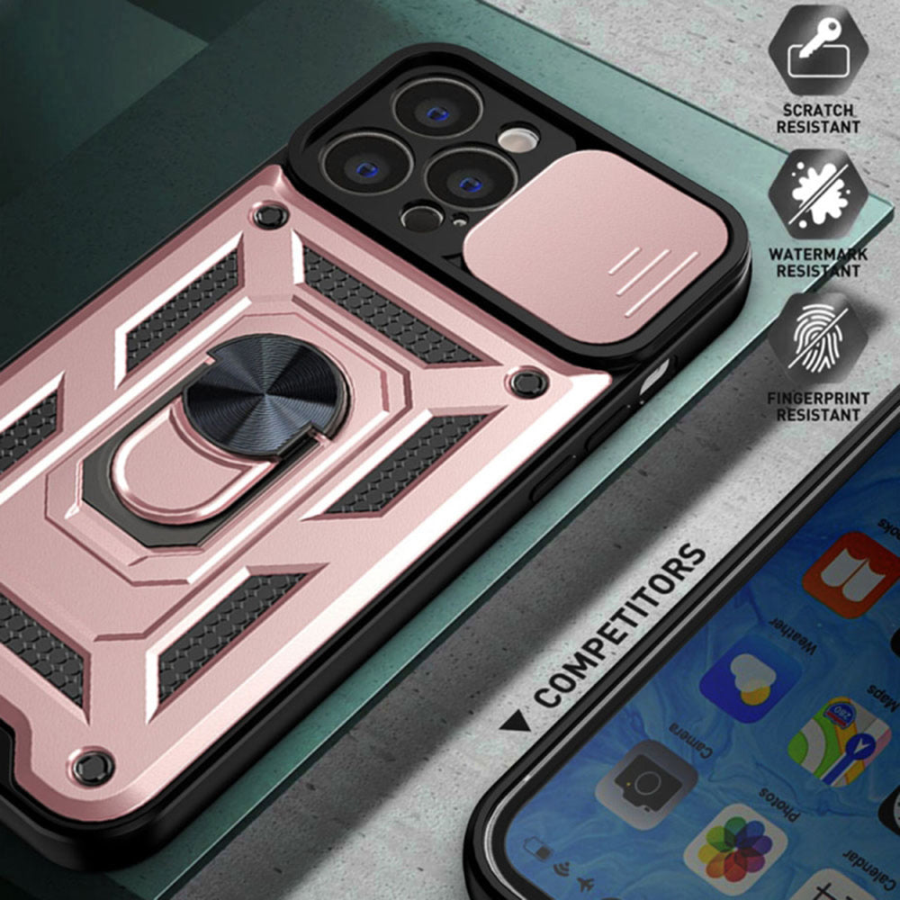Futrola za Apple iPhone 13 Pro, Techsuit, CamShield, Roze