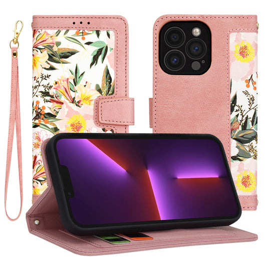Futrola za Apple iPhone 13 Pro, Techsuit, FlipCraft, Roze