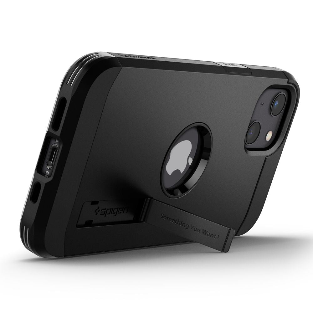 Futrola za Apple iPhone 13, Spigen, Tough Armor, Crna ACS03539