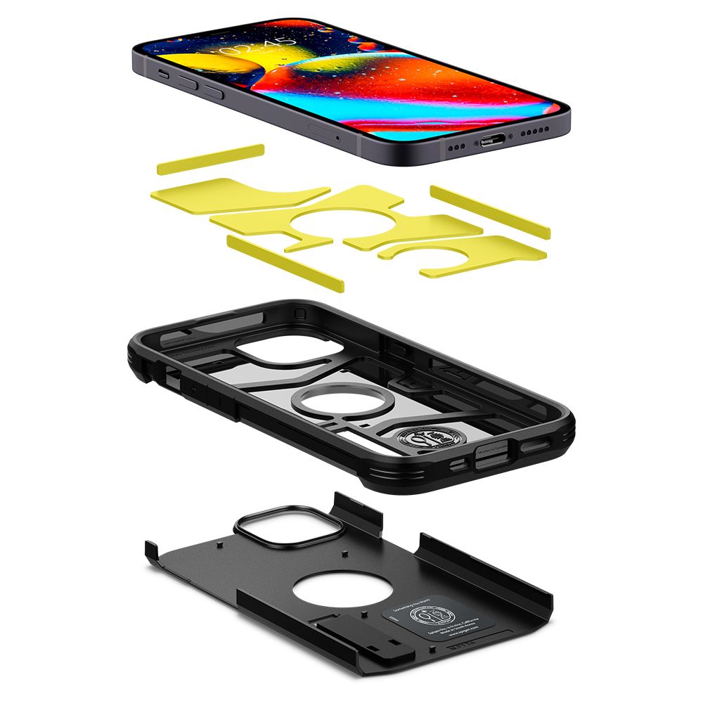 Futrola za Apple iPhone 13, Spigen, Tough Armor, Crna ACS03539