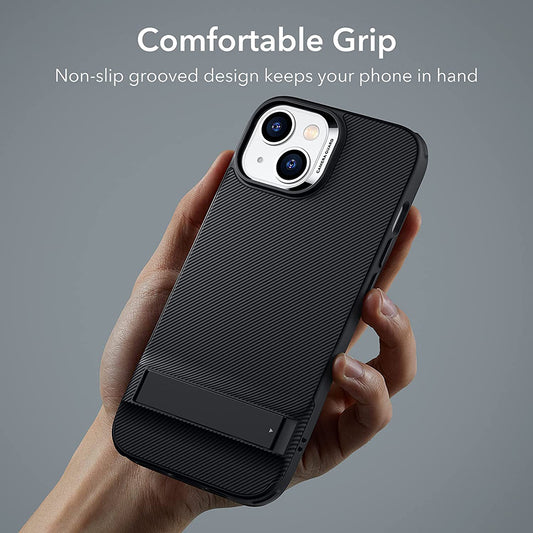 Futrola za Apple iPhone 14 Plus, ESR, Air Shield Boost Kickstand, Crna