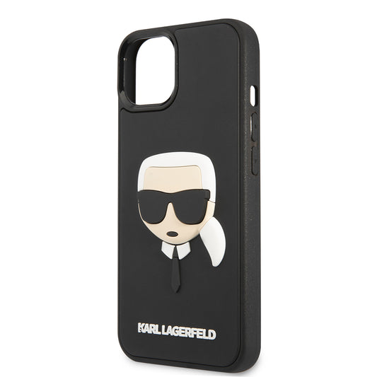 Futrola za Apple iPhone 14 Plus, Karl Lagerfeld, 3D Rubber Karl's Head, Crna