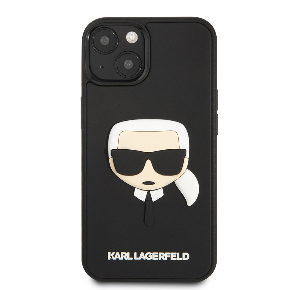 Futrola za Apple iPhone 14 Plus, Karl Lagerfeld, 3D Rubber Karl's Head, Crna