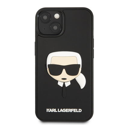Futrola za Apple iPhone 14 Plus, Karl Lagerfeld, 3D Rubber Karl's Head, Crna