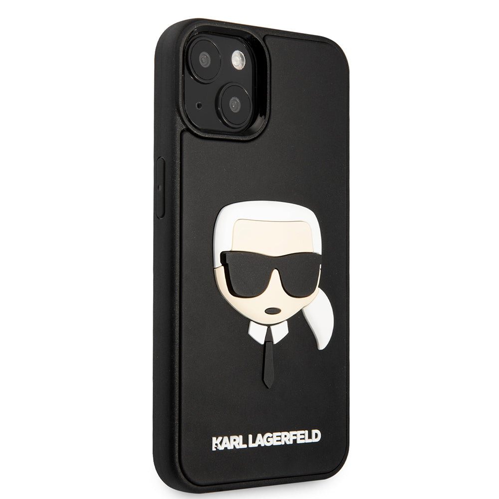 Futrola za Apple iPhone 14 Plus, Karl Lagerfeld, 3D Rubber Karl's Head, Crna