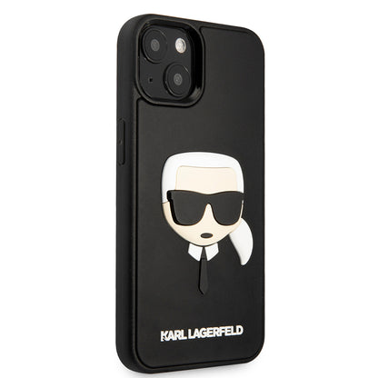Futrola za Apple iPhone 14 Plus, Karl Lagerfeld, 3D Rubber Karl's Head, Crna