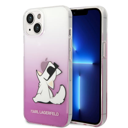 Futrola za Apple iPhone 14 Plus, Karl Lagerfeld, Choupette Fun, Roze