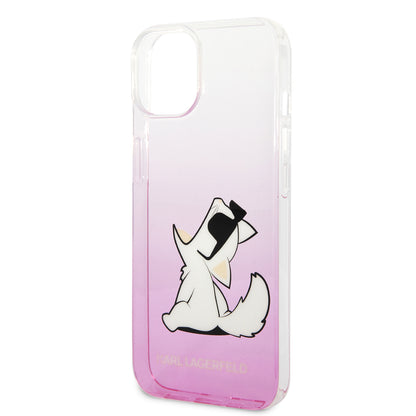 Futrola za Apple iPhone 14 Plus, Karl Lagerfeld, Choupette Fun, Roze