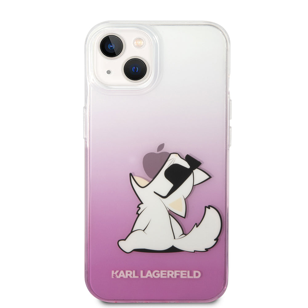 Futrola za Apple iPhone 14 Plus, Karl Lagerfeld, Choupette Fun, Roze