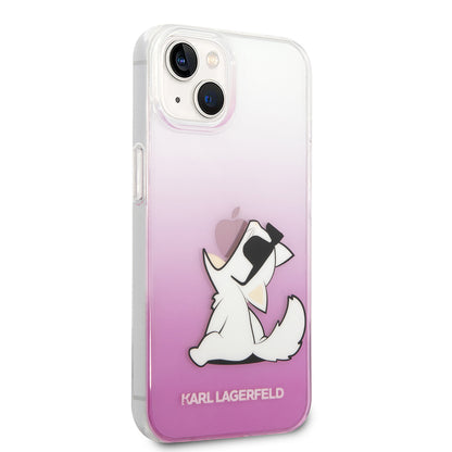 Futrola za Apple iPhone 14 Plus, Karl Lagerfeld, Choupette Fun, Roze