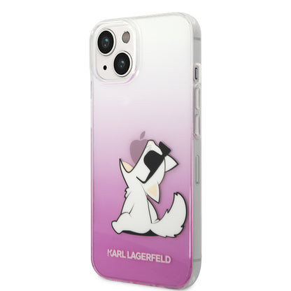 Futrola za Apple iPhone 14 Plus, Karl Lagerfeld, Choupette Fun, Roze