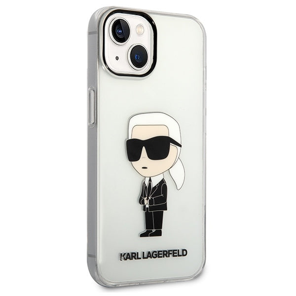 Futrola za Apple iPhone 14 Plus, Karl Lagerfeld, Ikonik Karl, Providna