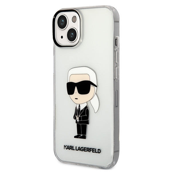 Futrola za Apple iPhone 14 Plus, Karl Lagerfeld, Ikonik Karl, Providna