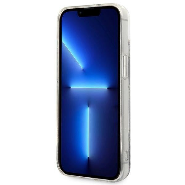 Futrola za Apple iPhone 14 Plus, Karl Lagerfeld, Liquid Glitter Monogram, Crna