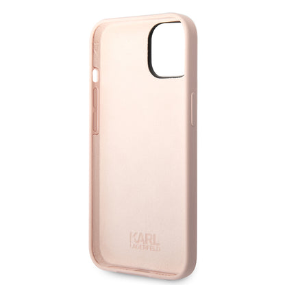 Futrola za Apple iPhone 14 Plus, Karl Lagerfeld, Silicone Karl's Head, Roze