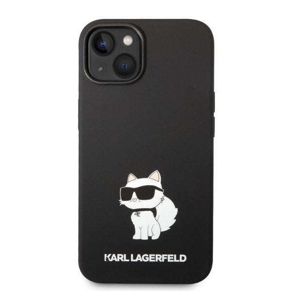 Futrola za Apple iPhone 14 Plus, Karl Lagerfeld, Silicone Choupette, Crna