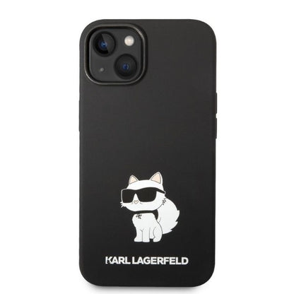 Futrola za Apple iPhone 14 Plus, Karl Lagerfeld, Silicone Choupette, Crna