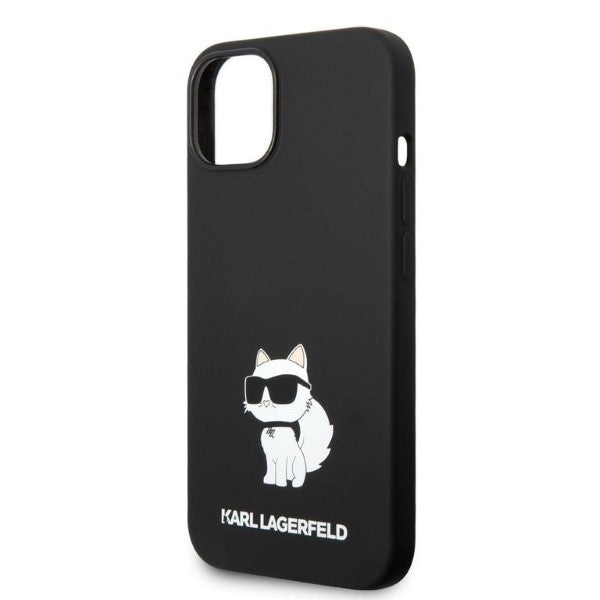 Futrola za Apple iPhone 14 Plus, Karl Lagerfeld, Silicone Choupette, Crna