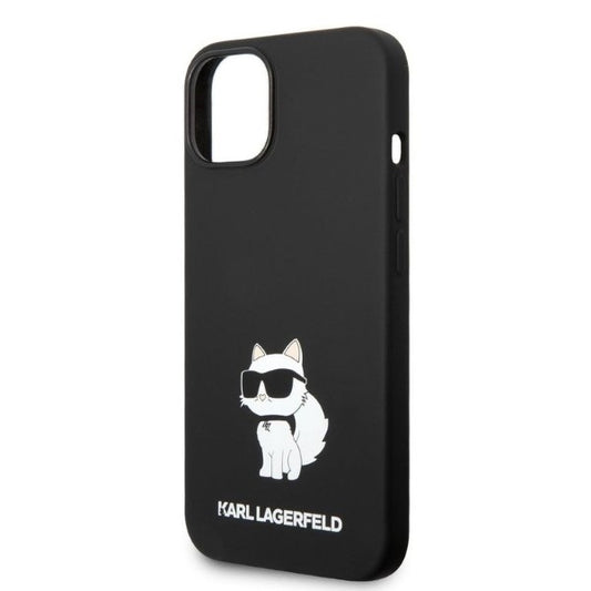 Futrola za Apple iPhone 14 Plus, Karl Lagerfeld, Silicone Choupette, Crna