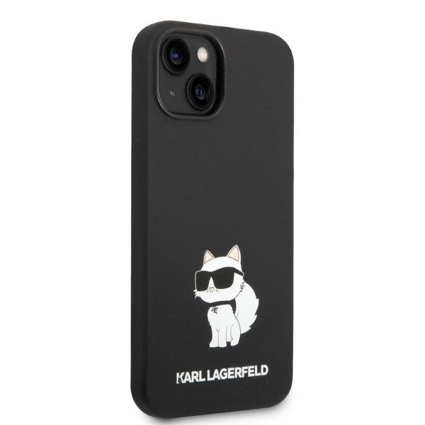 Futrola za Apple iPhone 14 Plus, Karl Lagerfeld, Silicone Choupette, Crna