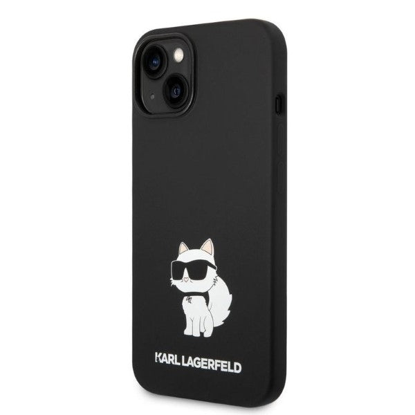 Futrola za Apple iPhone 14 Plus, Karl Lagerfeld, Silicone Choupette, Crna