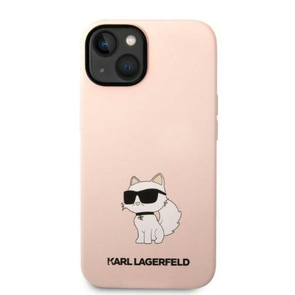 Futrola za Apple iPhone 14 Plus, Karl Lagerfeld, Silicone Choupette, Roze