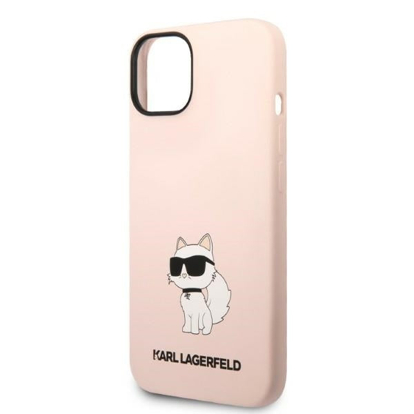 Futrola za Apple iPhone 14 Plus, Karl Lagerfeld, Silicone Choupette, Roze