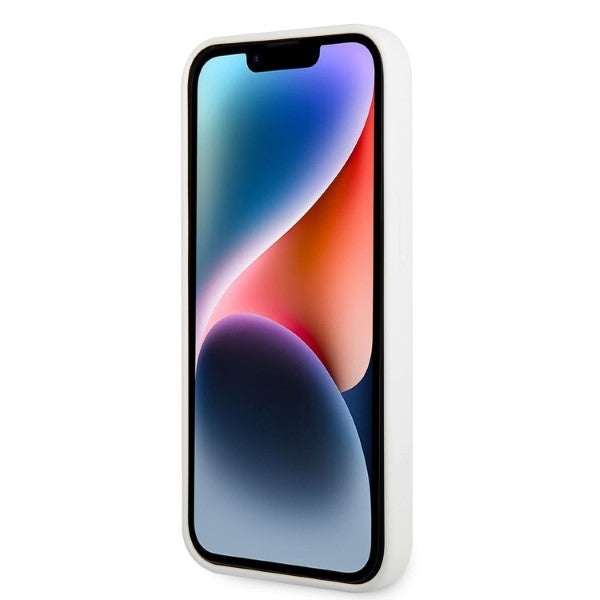 Futrola za Apple iPhone 14 Plus, Karl Lagerfeld, Silicone Ikonik Karl, Bela