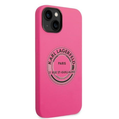 Futrola za Apple iPhone 14 Plus, Karl Lagerfeld, Silikonska RSG, Roze
