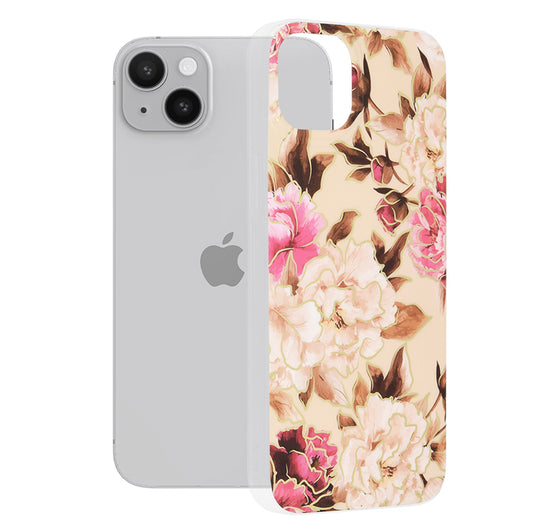 Futrola za Apple iPhone 14 Plus, Techsuit, Marble, Bež