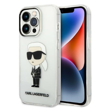 Futrola za Apple iPhone 14 Pro, Karl Lagerfeld, IML Ikonik NFT, Transparentna
