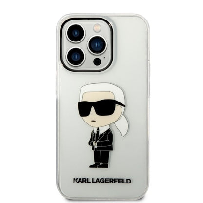 Futrola za Apple iPhone 14 Pro, Karl Lagerfeld, IML Ikonik NFT, Transparentna